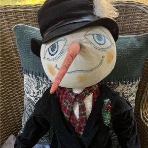 Joe Spencer Snowman Doll